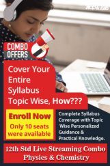 12th Std Live Streaming Combo Offer for Physics & Chemistry